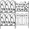 Metal Garden Lawn Edging Heavy Duty Baroque Border Fence Panels Edge Pack of 5