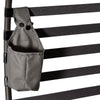 Egg Chair w/ Cushion Steel Frame and Side Pocket for Indoor Outdoor