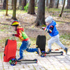 2-in-1 Kids Ride On Scooter Suitcase 19" Children Travel Luggage Folding Scooter