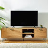TV Unit Cabinet Stand Wood Effect Large w/ Storage Cupboards & Shelves | VonHaus