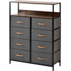 8 Drawers Chest of Drawers Unit Storage Cabinet Bedroom Furniture Hallway