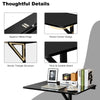 80x60CM Wall-mounted Drop-leaf Table Folding PC Laptop Desk Wooden Kitchen Desk