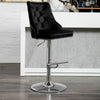 Crushed Velvet Bar Stools High Lift Swivel Stool Hub Club Cafe Breakfast Chairs