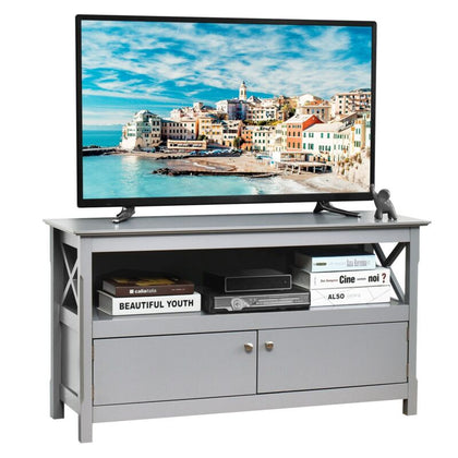 TV Stand TVs up to 50 Inches Media Console Cabinet Entertainment Center 2 Doors