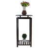 Bamboo Plant Stand Flower Pot Shelf Vase Display Rack Organizer for Living Room