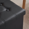 38*38*38cm Folding Ottoman Storage Box Seat Stool Chair Footstool Bench Chair