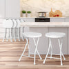 Folding Stool Set of 4 Foldable Stool Chair Portable Collapsible Stool White