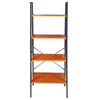 Vintage Metal Ladder Shelving 4 Tier Tall Bookshelf Plant Stand Storage Shelf