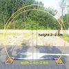 Wedding Arch Flower Stand Moon Gate Walk Through Circular Floral Archway Decor