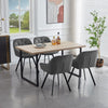 2 Swivel Velvet Dining Chairs Rotatable Metal Legs Kitchen Chairs CLIPOP Modern