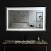 41"x20" XX-Large Bathroom Mirror Dimmable LED Lighted Vanity Mirror Salon Smart
