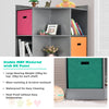 3-Tier Kids Storage Shelf Cubes Corner Cabinet Organizer Display Rack 3 Baskets