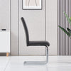 Grey Dining Table And 4 Chairs Dining Room Wood kitchen table and Leather chairs