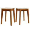 1/2PCS Rustic Wooden Barstool Bar Stool Breakfast Seat Bar Pub Chair Living Room