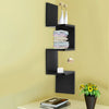 3 Tier Corner Shelf Floating Wall Shelves Storage Display Bookcase Home Decor