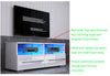 Modern TV Unit Stand Cabinet Sideboard Drawer White High Gloss Front LED Lights