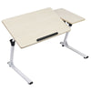 Adjustable Height Laptop Table Computer Desk Portable Study Workstation Tray