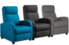 Recliner Chair Sofa Adjustable Fabric Relining Armchair Living Room Home Theater
