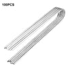 100PCS Metal U Shaped Turf Pin Ground Staple’s Garden Tent Securing Pegs UK