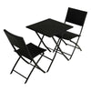 Three-Piece Rattan Garden Furniture 2 Seat Bistro Table Chair Outdoor Patio Set