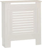 Radiator Cover White Unfinished Modern Traditional Wood Grill Cabinet Shelf MDF