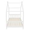 3ft Single House Bed Frame Treehouse Sleeper Toddler Kids Wood Canopy Low Bed