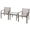 Furniture Set 2 Seater, Indoor Outdoor 3 Piece set Patio Furniture Set