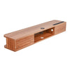 Wooden Wall Mounted Floating TV Unit Cabinet Stand With Storage TV Entertainment