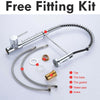 Mixer Tap Swivel Mono Lever Pull Out Hose Spray Chrome Sink Taps Modern Style