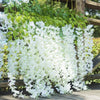 SYST Wedding Wisteria Fake Flowers Artificial Flower Vine Hanging Garland Decor