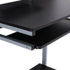 Rolling Office Desk Computer Desk Table Study PC Laptop Writing Desk Workstation
