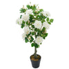 60/120/150cm Large Artificial Rose Tree Potted Plant Pink Flowers Garden Porch