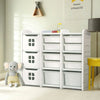 Kids Children's Playroom Toy Storage Cabinet Bookcase Removable Chest Drawer Box