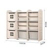 Kids Children's Playroom Toy Storage Cabinet Bookcase Removable Chest Drawer Box