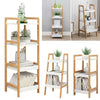 3/4 Tier Plant Pots Ladder Shelf Storage Unit Display Stand Bathroom Rack