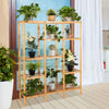 Bamboo Plant Stand 5 Tier 12 Potted Plant Shelf Storage Organizer Display Rack