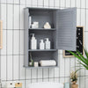 3-Tier Bathroom Cabinet Wall Mounted Storage Organizer Adjustable Shelves