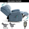Recliner Armchair 8 Point Electric Heated Massage Sofa Arm Chair Lounge Home