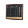 24" Rustic Frame Chalkboard Calendar & Bulletin Combo Board Magnetic Blackboard