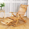 Sun Lounger Garden Chair Nap Chair Foldable Deck Rocking Chair with Foot Massage
