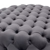 EXTRA LARGE DEEP BUTTON Chesterfield COFFEE TABLE FOOTSTOOL Pouffe Chair Velvet