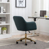 Home Office Study Desk Chair 360° Swivel Height Adjustable Computer Chair Green