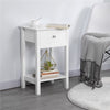 Bedside Table Nightstand Side Table Bedside Cabinet Storage Unit with Drawers