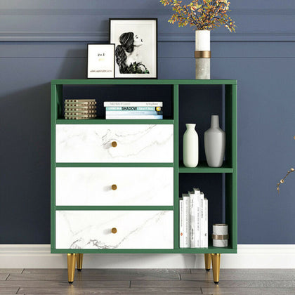 Bedside Table Cabinet Side Nightstand Storage Chest of Drawers Bedroom Furniture