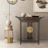 Classicism Console Table Hall Water-based Paint Hand-polished w/Drawer & Shelf