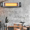 2500W Outdoor Electric Patio Heater Garden Wall-Mount Warmer Quartz Tube Heater