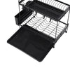 Dish Drainer Rack Storage Drip Tray Cutting Board SinkDrying Draining Plate Bowl