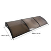 Door Canopy Awning Shelter Front Back Outdoor Porch Patio Window Roof Rain Cover