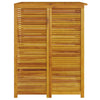 Triple Garbage Bin Shed 210x89x117 Solid Wood Acacia B3O8
