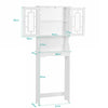 3 Tier Rack Over the Toilet Bathroom Washing Machine Storage Cabinet Organizer